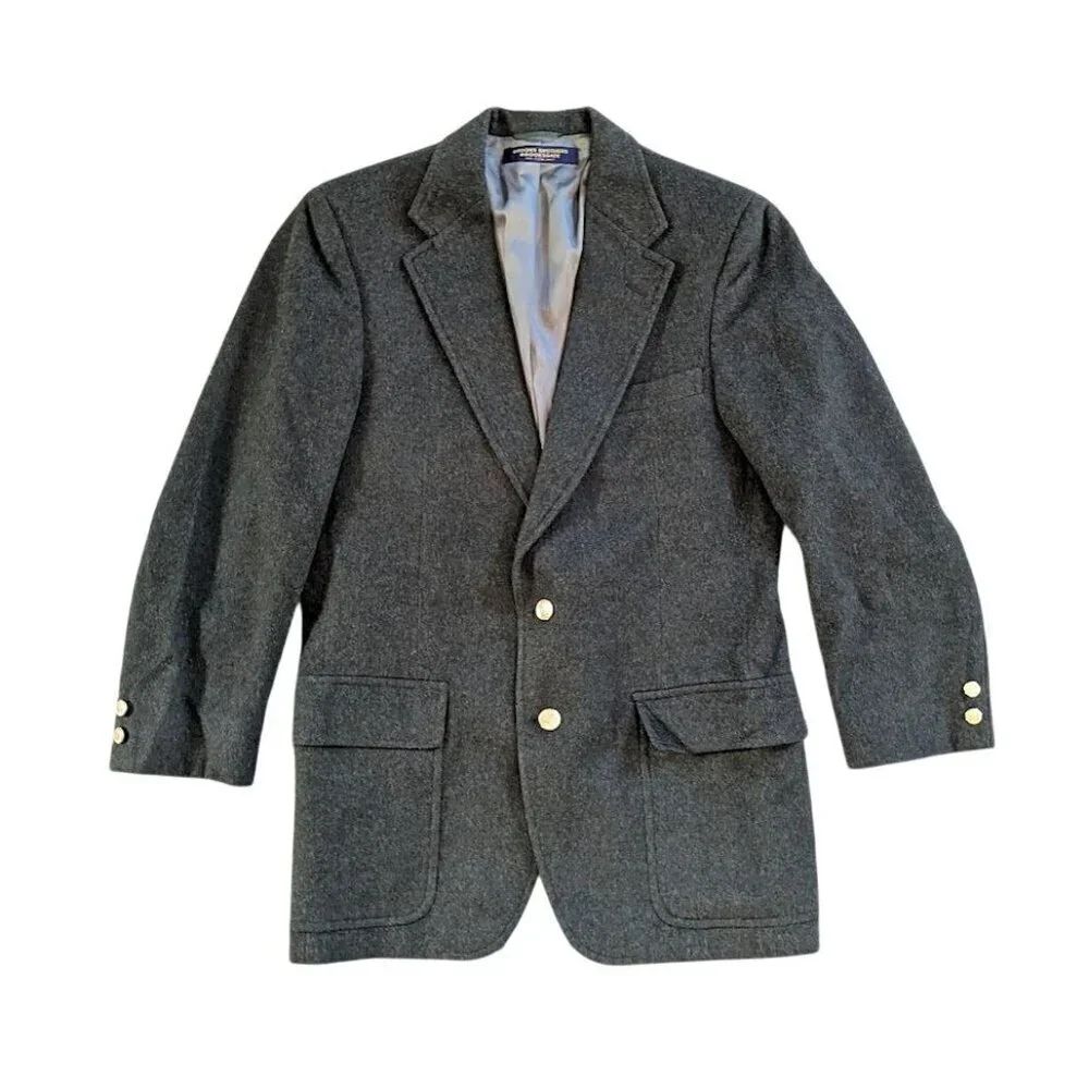 Brooks Brothers Brooksgate Men's Suit Jacket Sports Coat Wool Green